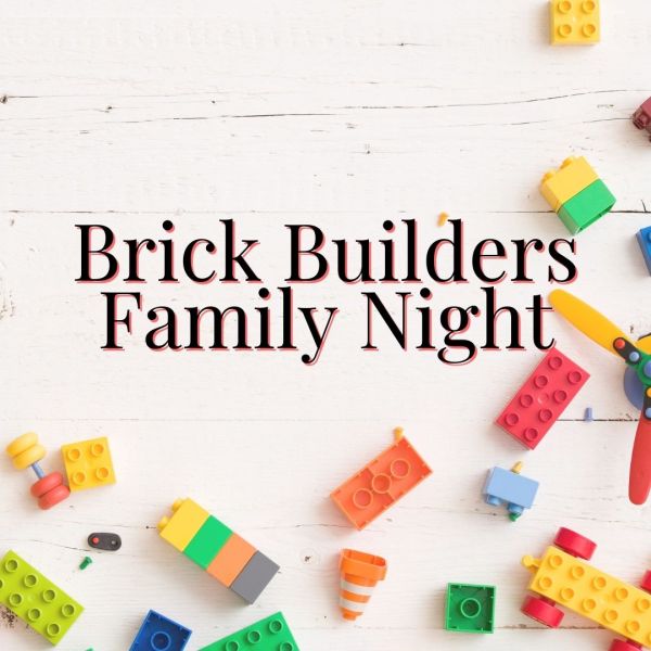 Lego Build Party Family Night Button